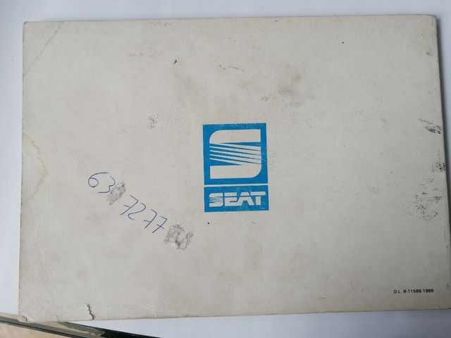 Manuale utente Seat Ibiza I