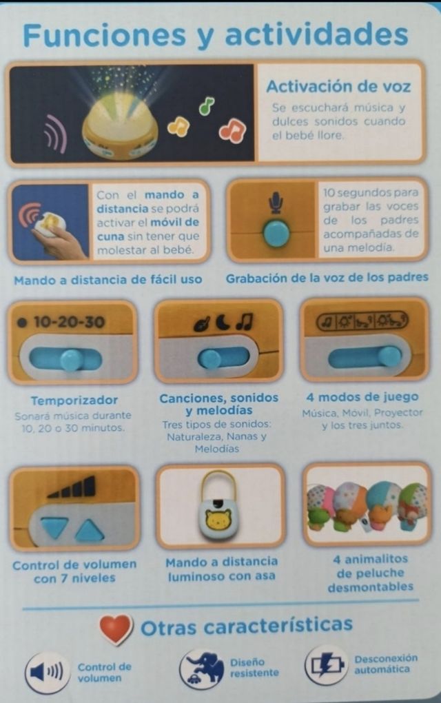 PROYECTOR MOVIL PARA BEBÉ
