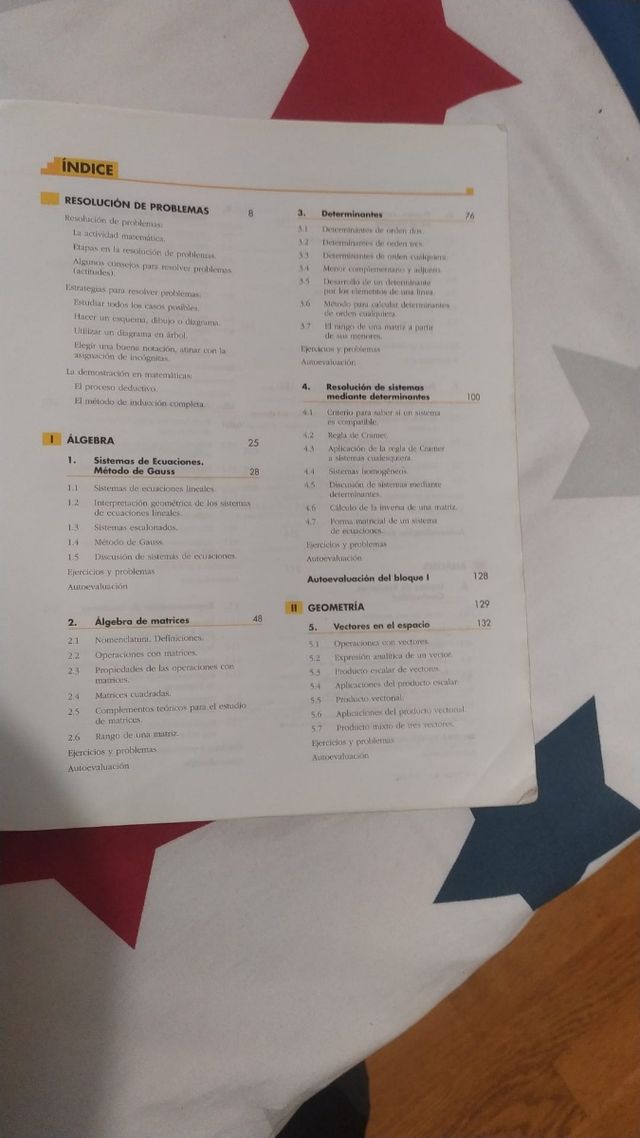 Matematica II, secondo libro del baccalaureato