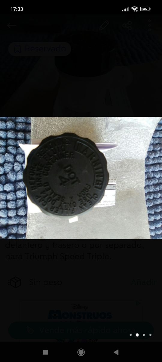 Depósito de líquido de freno