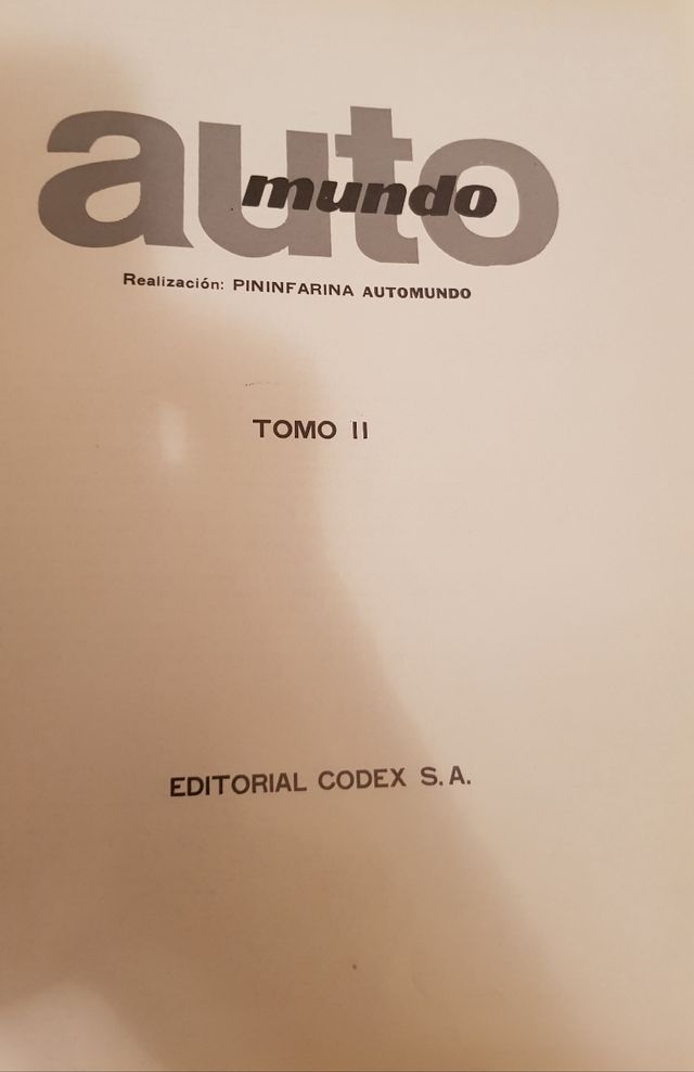 Auto Mundo Ed. Codex Pininfarina Vol. 1,2,3,4