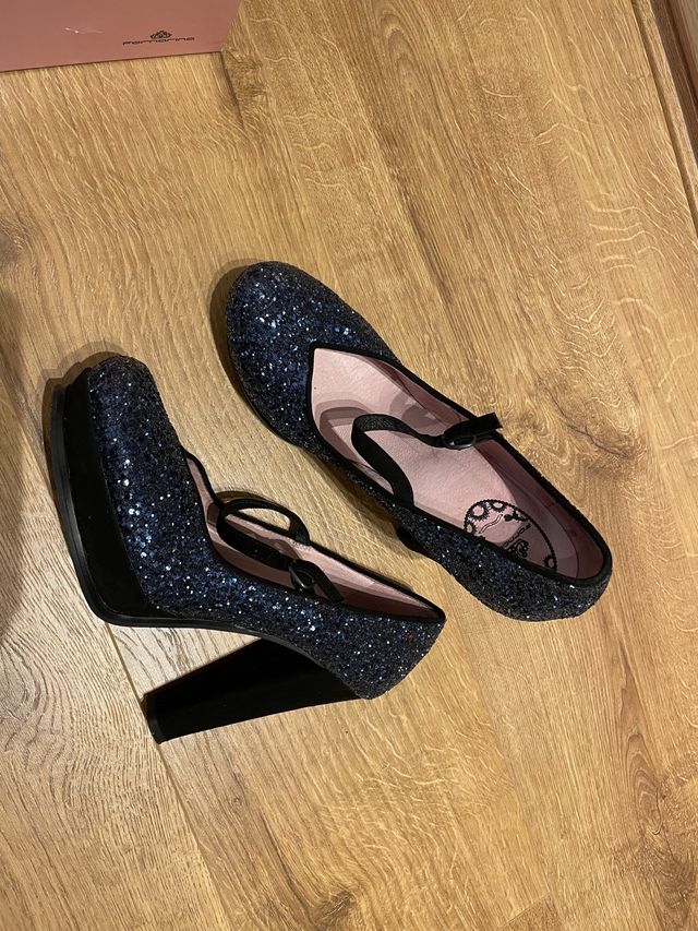 Zapatos tacón Fornarina talla 40