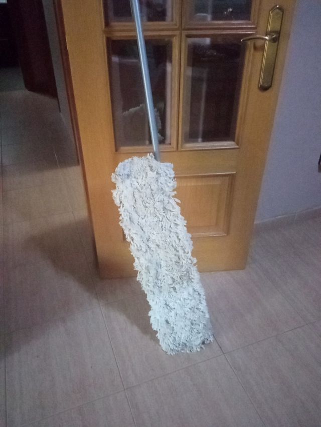 mopa de 75 cm a estrenar flecos de algodón