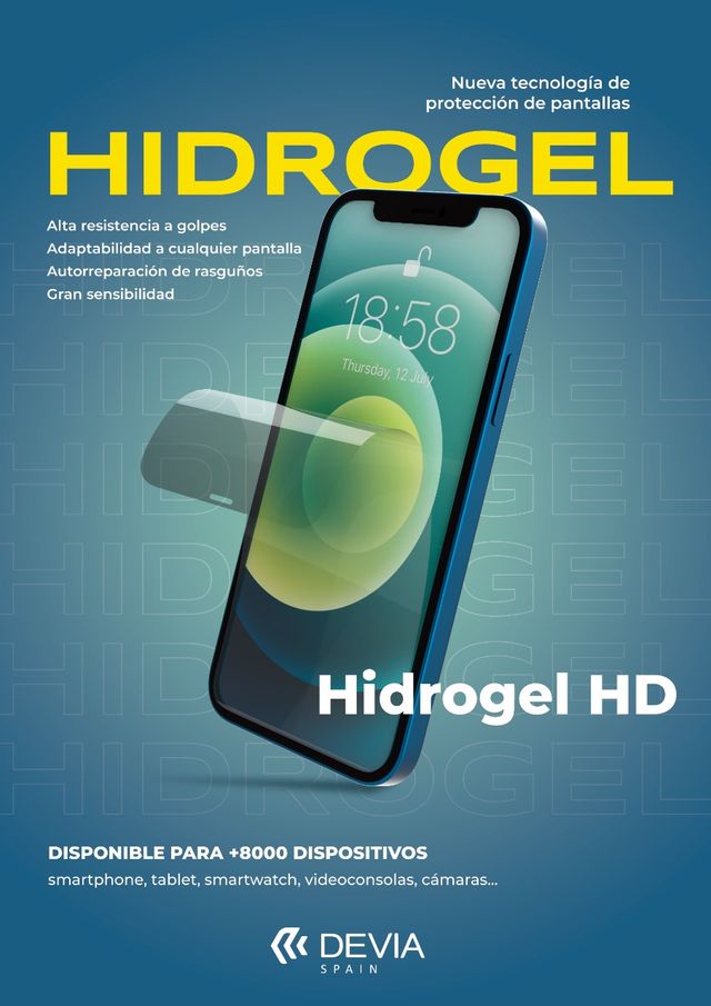 Protectores de pantalla hidrogel para móvil