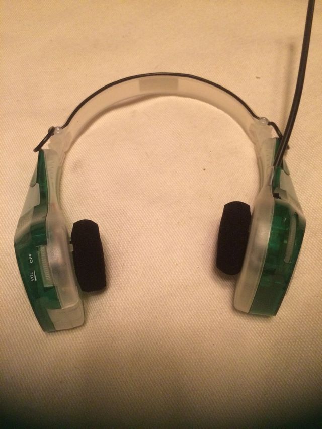 Radio en forma de auriculares