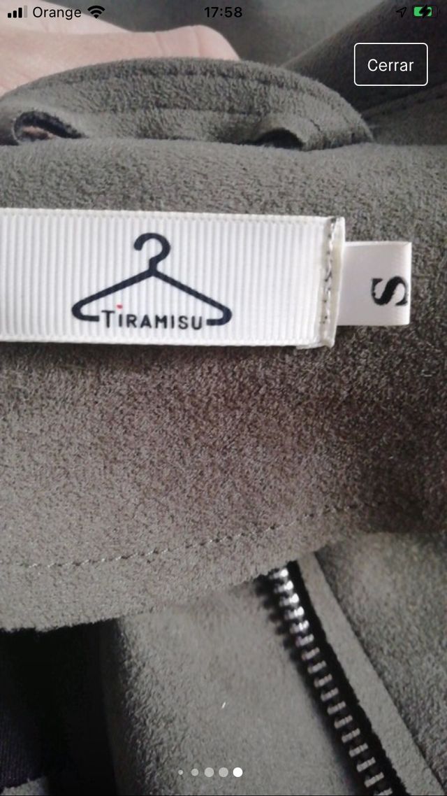 Cazadora verde militar