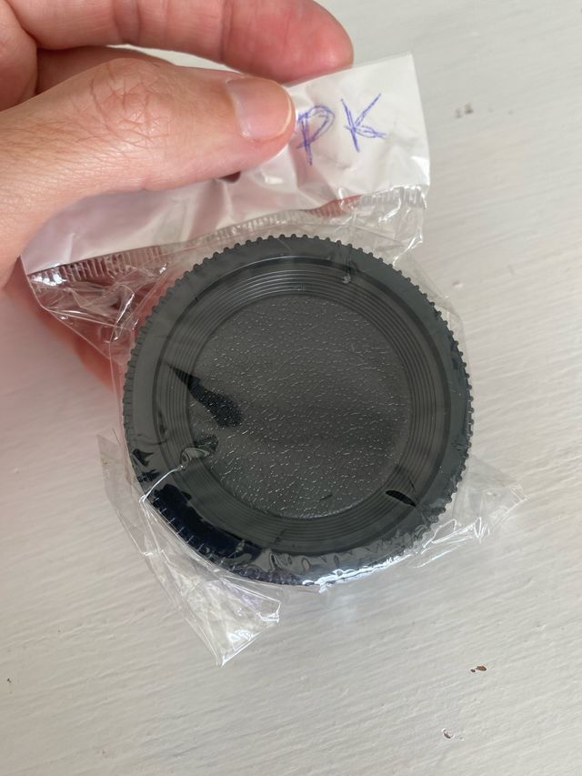 Tapas y tapones para cámaras-objetivos varios