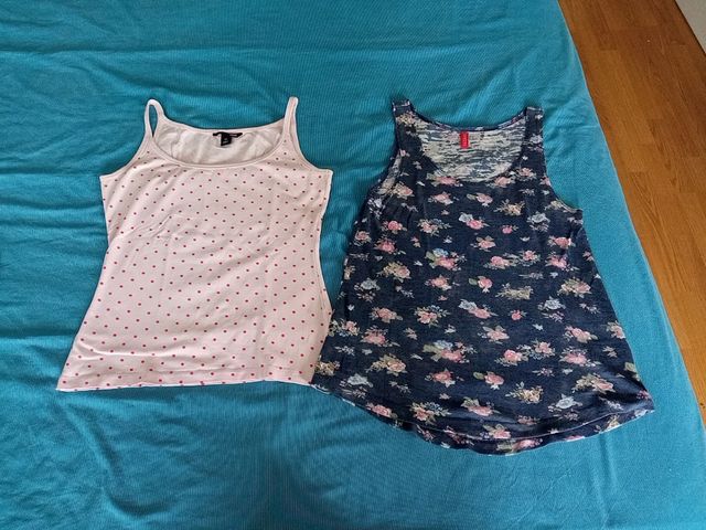 2 camisetas tirantes H&M