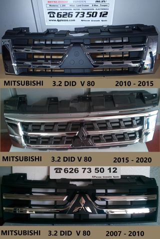 MITSUBISHI 3.2DID V80-V60* ALERON SPOLIER PORTON