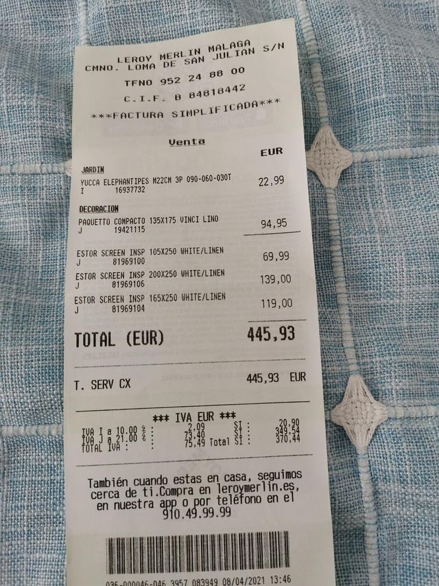 2 NUOVE tende bianche