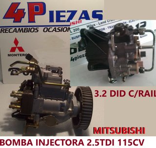 MITSUBISHI MONTERO ** BOMBA INJECTORA
