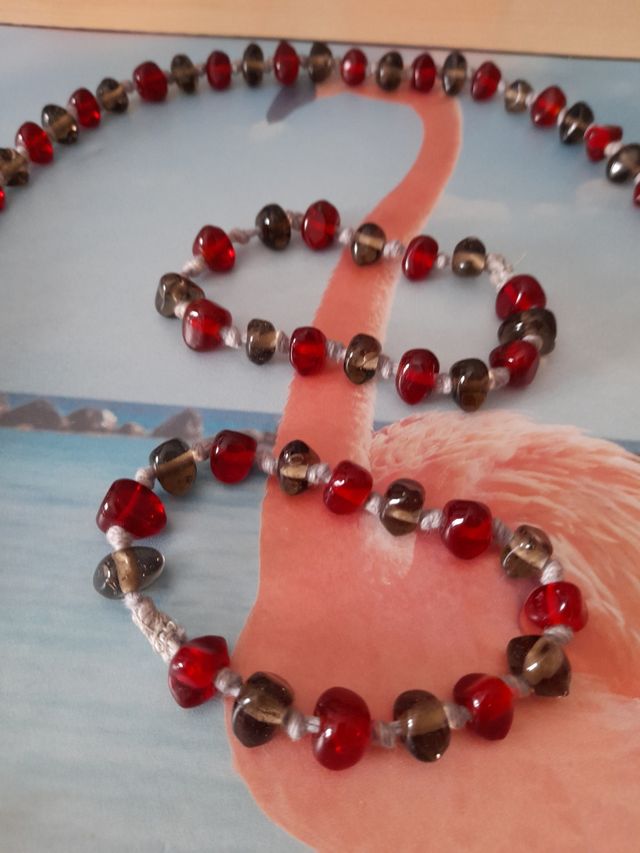 conjunto collar y dos pulseras