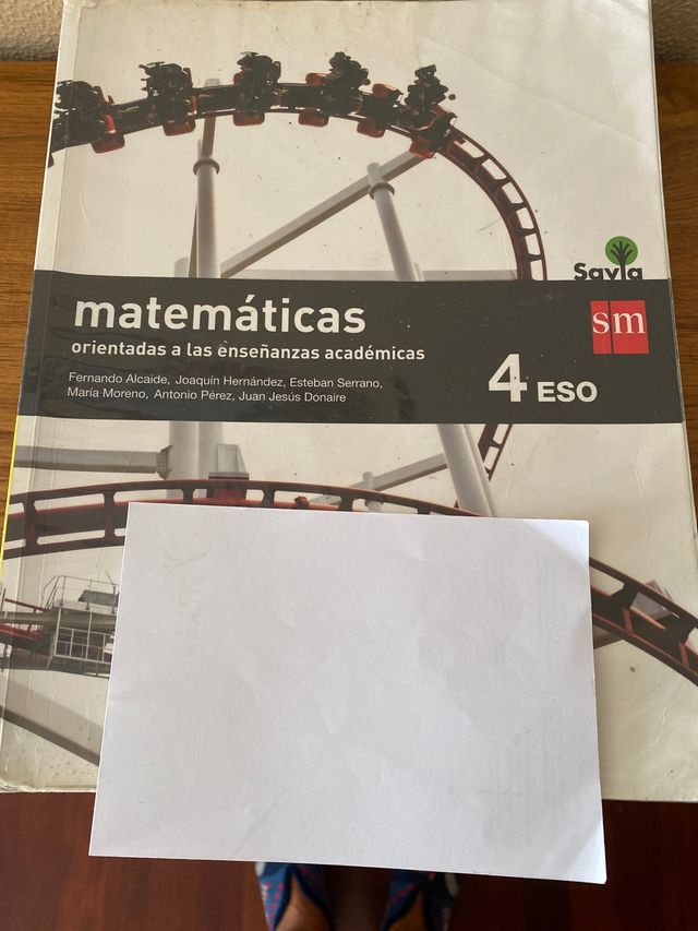 Matemáticas 4ESO SM