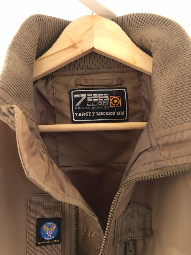 Nueva! Cazadora militar bomber Talla L