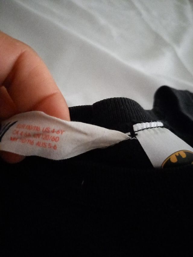 Jersey Batman. Talla 4-6 años
