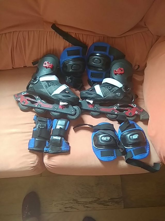 Patines Oxelo y protecciones