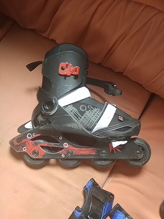 Patines Oxelo y protecciones
