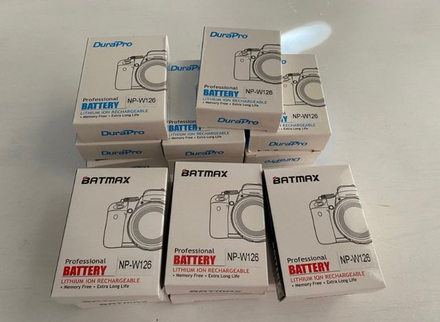 Baterías para fujifilm NP-W126 varias marcas 