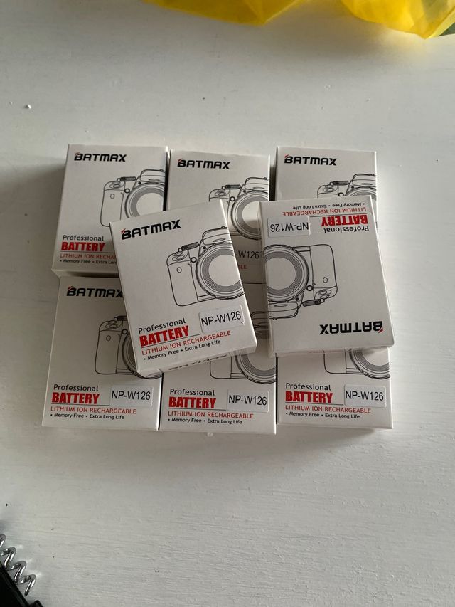 Baterías para fujifilm NP-W126 varias marcas 