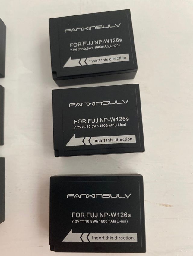 Baterías para fujifilm NP-W126 varias marcas 