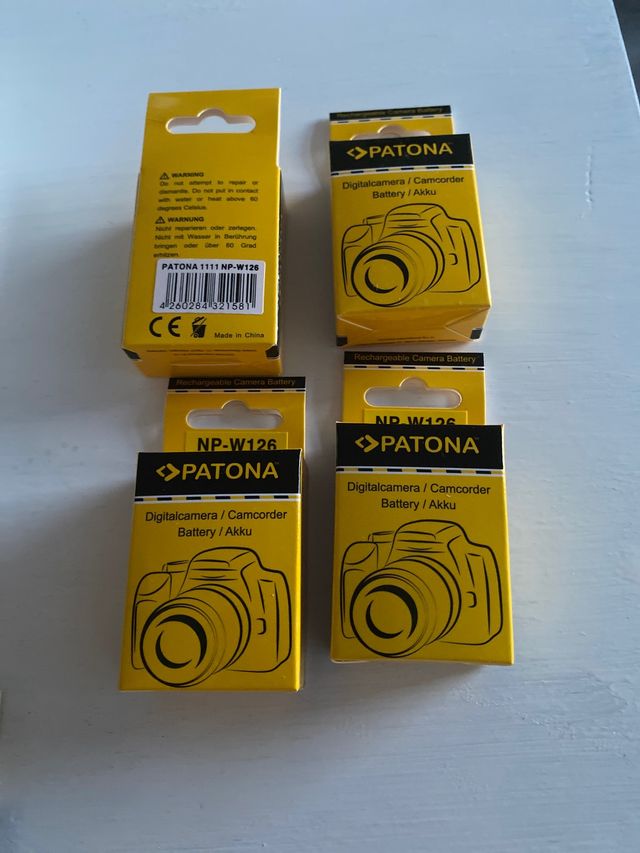 Baterías para fujifilm NP-W126 varias marcas 