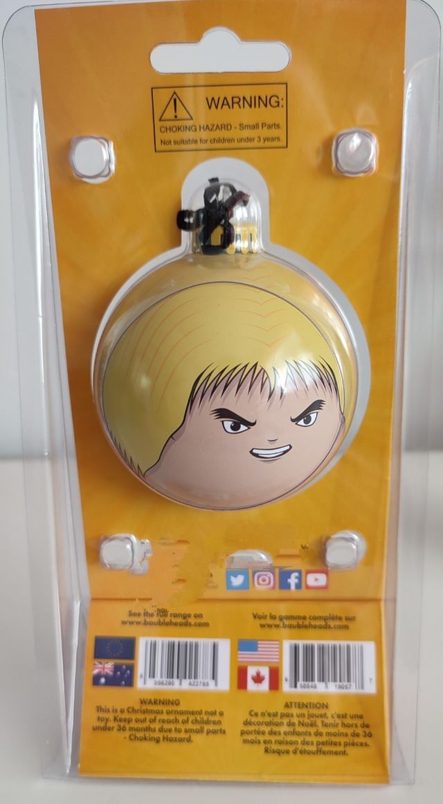 Navidad Street Fighter Ken adorno ormamento