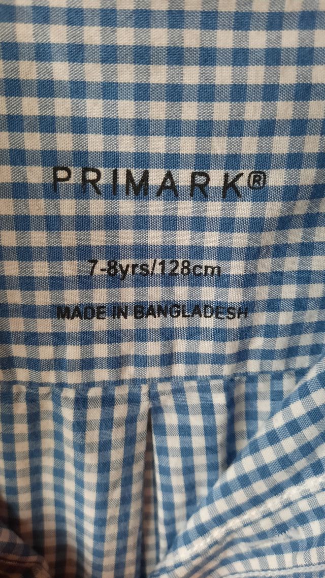 Camisa para niño. Talla 7-8 años