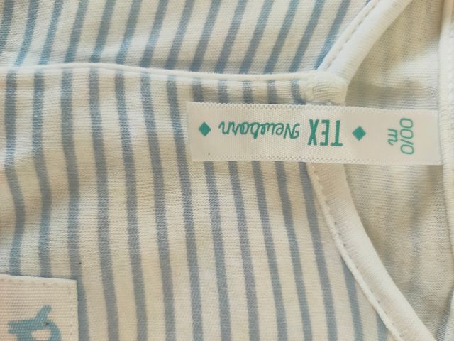 6 pijamas TEX newborn Carrefour