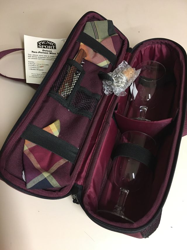 Bolsa picnic vino