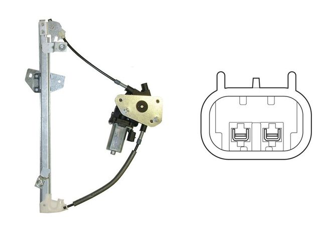 Elevalunas delantero izquierdo Opel Corsa A