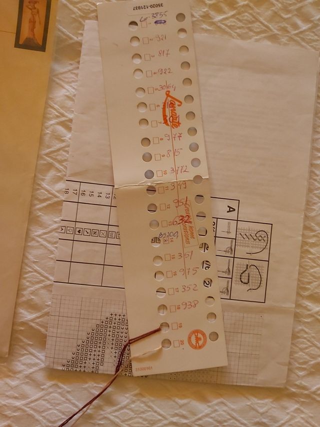 patrón punto de cruz