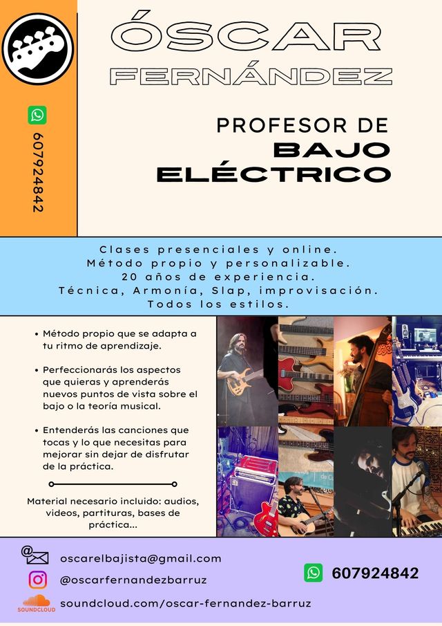 Profesor de Bajo y Armonía