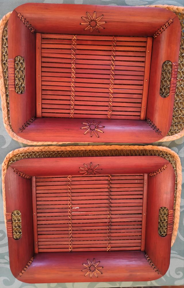 Bandejas de madera