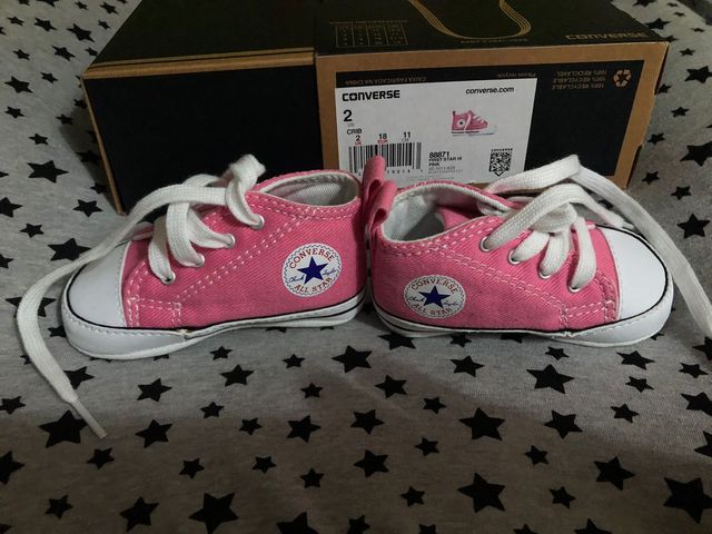 Converse rosas para bebe