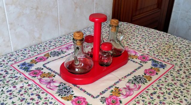 Antiguo Combo Aceitera/Vinagrera 