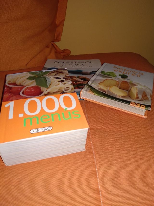 Libros de recetas NUEVOS