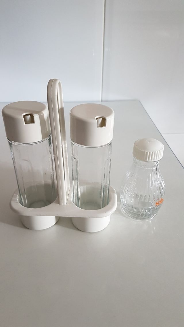 Aceitera,vinagrera salero  