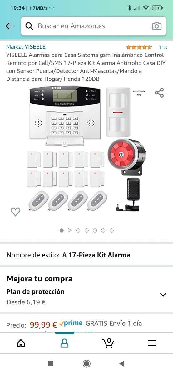 alarma inalámbrica