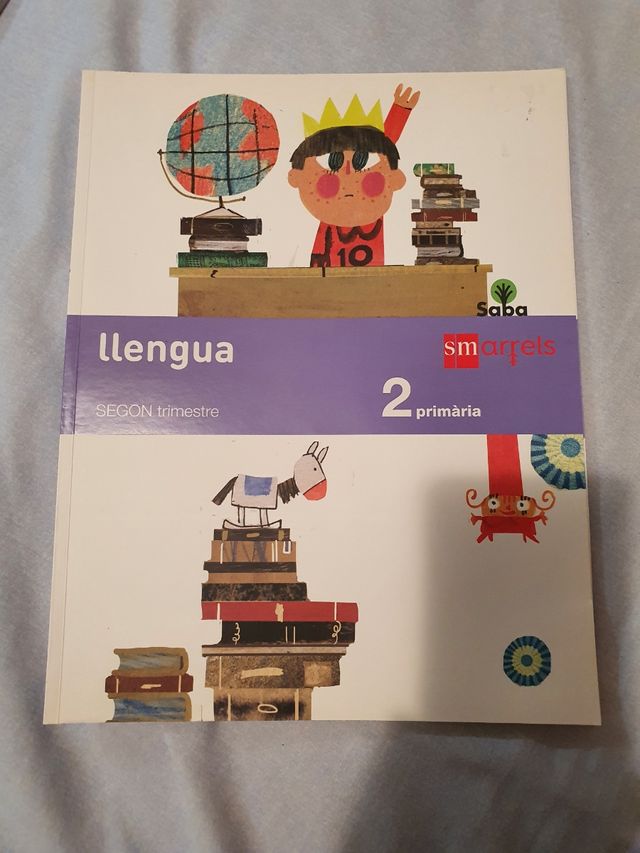 3 libros Llengua segundo primaria SM