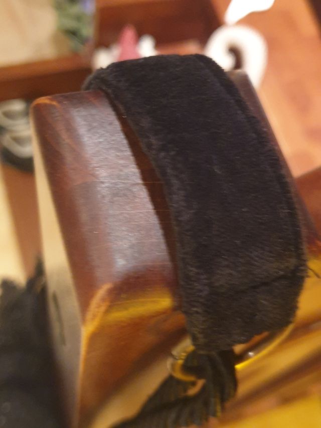 Bolso abalorios negro