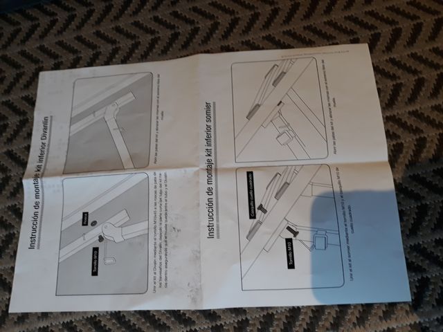 Patas plegables cama Pikolín