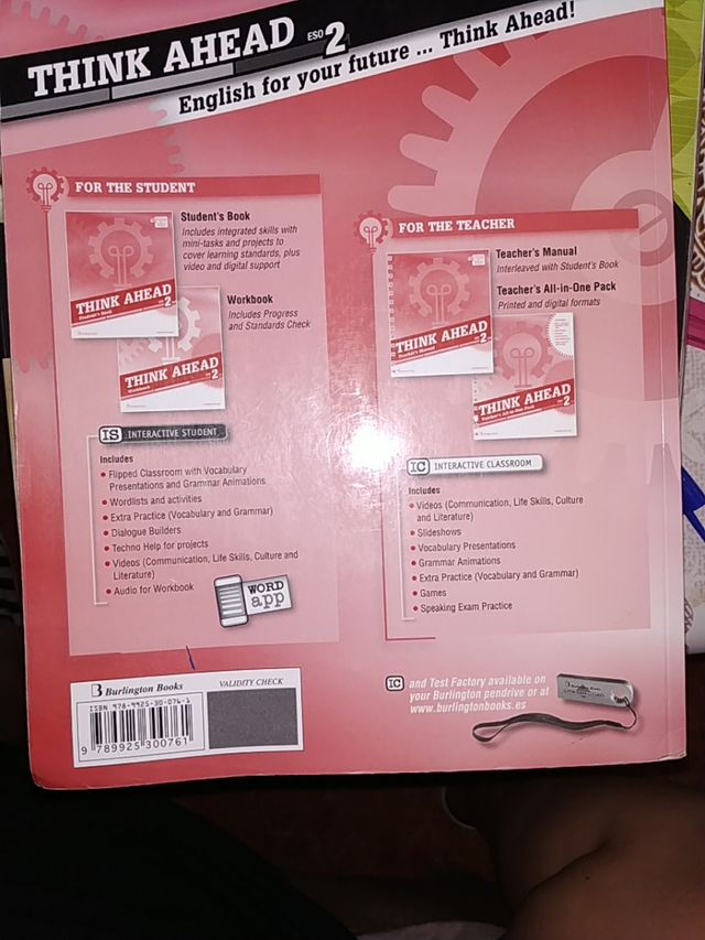 Libró de inglés 2* de la ESO