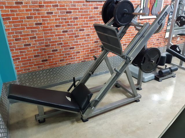 máquinas fitness y discos