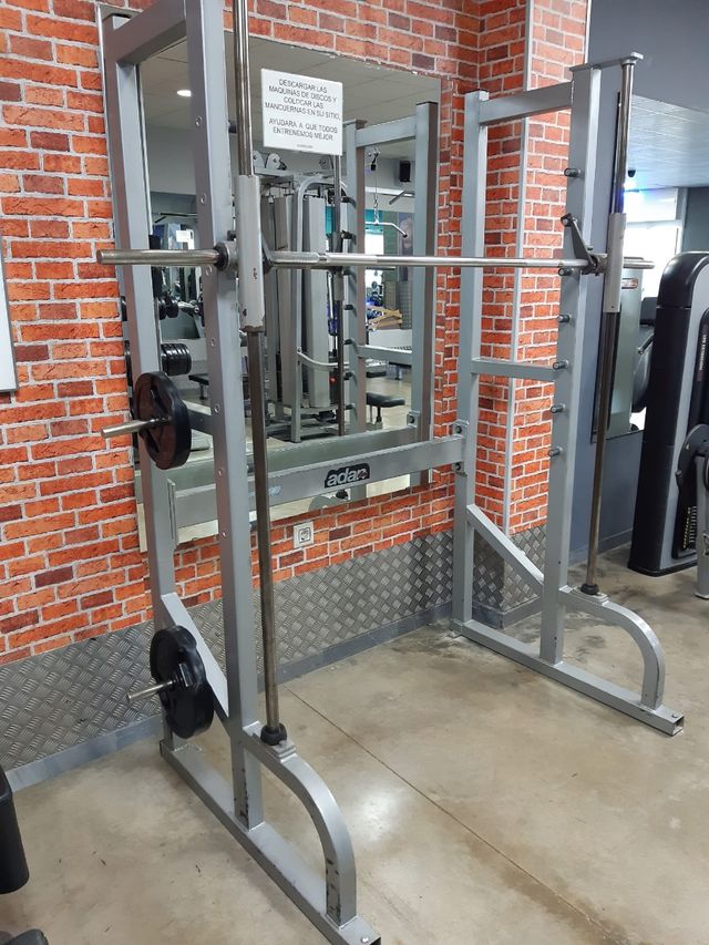 máquinas fitness y discos