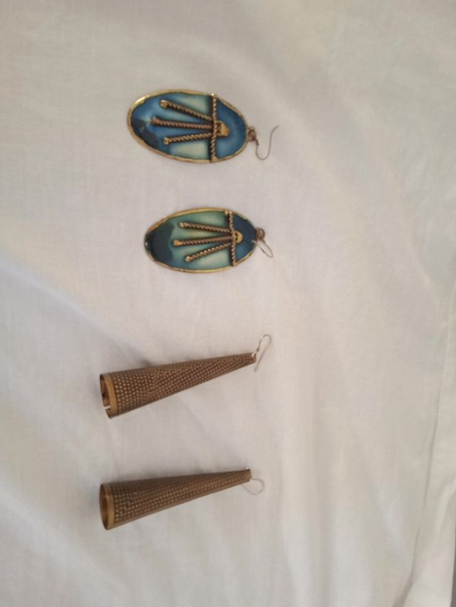 Lote pendientes bisutería