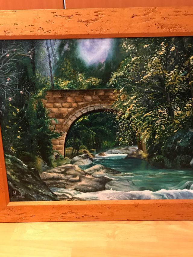 FRAMED OIL Cuadro GUARDA IL MIO PROFILO