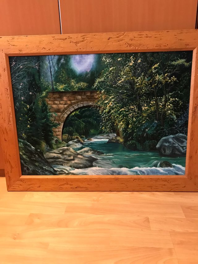 FRAMED OIL Cuadro GUARDA IL MIO PROFILO