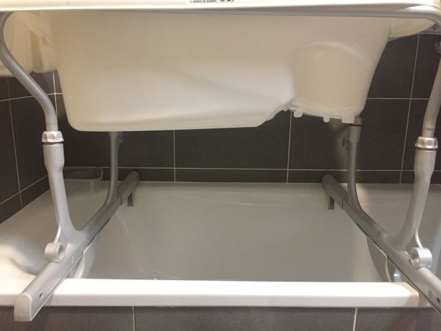Bañera bebé para bañera de suelo