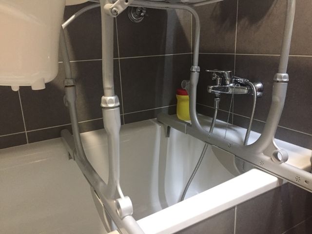 Bañera bebé para bañera de suelo