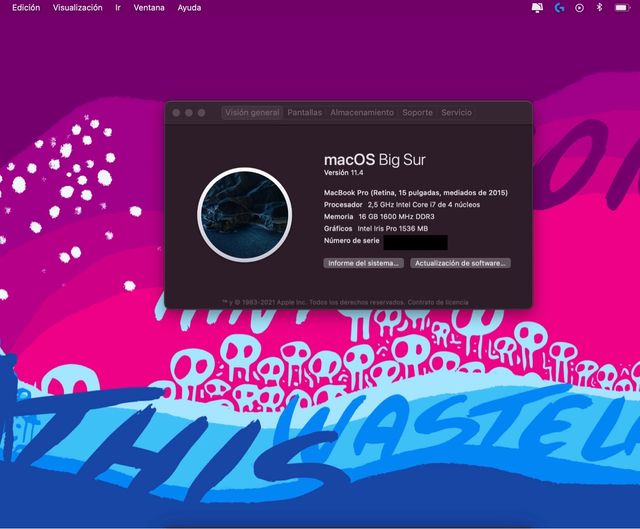 Macbook Pro 15' (Mediados 2015)